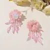 Estilo férias na praia franja rede flor DIY novo estilo fada chinesa Hanfu grampo de cabelo, adereço de cabeça, roupas, acessórios de broche