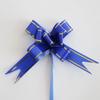 Decoração de Flor Puxada à Mão com Laço, Decoração de Flor com Fio de Ouro 18 Quilates, Flor para Embrulho de Maçã de Natal, Item Promocional de Supermercado, Fita Decorativa