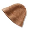 Gorro de cachemira para niños, 100% cachemira pura, para otoño e invierno, nuevo gorro de punto cálido, grueso, resistente al frío, de tres hilos