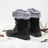 HOBIBEAR botas de nieve de invierno para adultos hombres y mujeres botas de algodón de felpa amantes botas de nieve del noreste ventas directas de fábrica