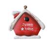 Colgante de Hierro Navideño Escandinavo Calcetines Anciano Muñeco de Nieve Colgante de Hierro Casa Paquete de Regalo Colgante Decorativo para Árbol de Navidad