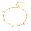 Pulsera de plata de ley S925 con cuentas espaciadoras, elegante y sencilla, con personalidad de alta gama. Pulsera de cuentas de plata para mujer.