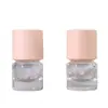 Botella de Vidrio Transparente de Fondo Grueso para Base Líquida, 15ml 30ml, Botella Vacía Recargable de Hombro Plano para Loción o Protector Solar, Material de Empaque Cosmético