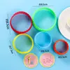 Colección de Juego de Herramientas para Fondant Tabla de Cortar de Silicona Regla de Acero Rodillo Herramienta de Moldeado Presionador de Bordes Cuchillo de Tallado Herramienta de Moldeado