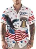 Camisa Havaiana Plus Size Transfronteiriça Manga Curta Verão Novo Masculino Gola Reversível Cardigan Casual Estampa Digital 3D