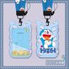 Set de Tarjeta de Acceso para Autobús/Metro Doraemon Creativo Lindo de Dibujos Animados con Lanyard Largo para el Cuello Tarjeta de Estudiante de Jardín de Niños