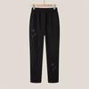 Pantalones de Mujer de Mediana Edad y Mayores con Forro de Polar Pantalones Engrosados de Pierna Recta Pantalones de Algodón para Abuela Ropa Exterior Cálida para Madre Otoño e Invierno Vestido de Invierno para Señora Mayor