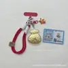 2025 Nuevo Colgante de Bolsa de la Suerte Oro Puro 999 Bolsa de la Suerte Cadena para Teléfono Móvil Llavero Colgante de Fortuna Oro Shuibe Al por Mayor