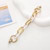 Cadena Creativa Nueva de Acrílico para Teléfono Móvil Accesorios para Funda de Teléfono Móvil DIY Pulsera con Tornillo Fijo de Patrón de Mármol