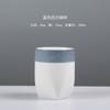 Vajilla de porcelana esmaltada con forma de copo de nieve, jabonera de baño, creativa, azul y rosa, taza para lavarse las manos, botella para líquido, cepillo de dientes, taza para la boca, producto único