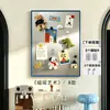 Adesivos magnéticos Sena DIY para geladeira, pinturas decorativas para hall de entrada, paredes de fotos, arte de parede moderna minimalista para sala de estar