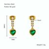 Brincos de Pérola Design Nicho Retrô Femininos Luxo Leve Elegantes Aço Titânio Brincos Sensação de Alta Qualidade Brincos Zircônia Amor Atacado