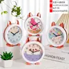 Reloj Despertador Luminoso de Dibujos Animados Creativos para Niños, Simple y Elegante, Multifuncional para Dormitorio Mesita de Noche Snooze Reloj Electrónico Venta al por Mayor