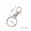 Cierre de gancho giratorio de aleación, cierre de boca de pez hecho a mano, llavero DIY, cierre colgante para mochila y mochila escolar, accesorios de gancho para bolso, entrega directa
