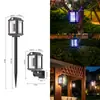 Luces Solares para Césped, Paisajismo de Patio, Luces de Atmósfera para Paisaje de Jardín al Aire Libre, Luces de Suelo para Exteriores del Hogar a Prueba de Lluvia