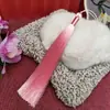 Borla de Recuerdos de Xiangfei 15CM Clavo Colgante Cerrado Bolsita Colgante para Coche Accesorios de Disfraz Antiguo Hanfu Cheongsam Accesorios para Ropa con Cuentas