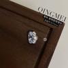 Accesorios para Uñas Verdes, Diamantes Apilados Ovalados Ultra Brillantes, Bolas de Diamante Acabado Huevo de Paloma de Lujo Ligero para Uñas B116-B136