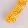 Hilo de poliéster trenzado línea A (1 mm) pulsera de cuentas de jade con hilo de cuerda tejida nudo chino hilo mano DIY tejido