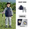 Conjunto Deportivo de Bloques de Color para Niños Estilo Primavera y Otoño Chaqueta y Pantalones 2026 Nuevo Conjunto de Otoño para Niños Conjunto de Dos Piezas