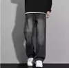 Uau, Jeans Reto Novo Estilo Retro Americano Feito Sob Medida para Homens, Estilo High Street Primavera e Outono, Calça Casual Solta para Adolescentes