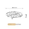 Rejilla de Acero Inoxidable Impermeable para Cocinar al Vapor Vaporera Rejillas Domésticas para Cocinar al Vapor Rejilla para Huevos al Vapor Bollos al Vapor Rejilla para Verduras al Vapor Rodajas al Vapor