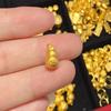 Pulsera de Calabaza Dorada de Vietnam para Pareja Cuerda Roja Pulsera Fulu Accesorios de Calabaza Pequeña Chapados en Oro Cobre Venta al por Mayor