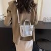 Bolsa Pequena Prata Casual Elegante de Alta Qualidade para Mulheres 2026 Nova Bolsa de Ombro Transversal de Verão Bolsa de Mão Fashion Bolsa Saco