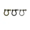 Llaveros de Aleación de Zinc Chapados en Oro para Equipaje y Artículos de Cuero, Venta Directa con Descuento del Fabricante, Hebilla de Herradura en Forma de U Multicolor para Accesorios de Bolsos