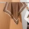 Bufanda Cuadrada para Mujer con Patrón de Espiga Versátil para el Viaje Bufanda de Seda Ambiente Retro Bufanda Decorativa para el Cuello Lazo para el Cabello Corbata para Bolso Moda Multiusos