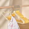 Cabide de plástico mergulhado para roupas domésticas, suporte para roupas de canto antiderrapante para dormitório estudantil, cabide para roupas sem costura, cabide para roupas