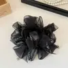 Lazo Envuelto en Malla con Pedrería, Chongo Perezoso Estilo Coreano para Mujer, Ligero y Versátil para el Cabello