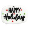 Hebilla de zapato con diseño de flor de Papá Noel para Navidad, de PVC, suave, sin pegamento, decorativa, desmontable, disponible para bricolaje.