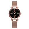 Comercio exterior venta caliente mismo estilo Cielo Estrellado moda retro Cielo Estrellado imán malla correa estilo coreano estudiante femenina reloj fábrica al por mayor