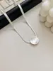 Colar Pendente Redondo Simples e de Alto Padrão, Joias de Estilo Fresco e Luxo Leve, Acessórios Versáteis para Mulheres