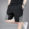 Shorts de Seda Gelada de Verão, Secagem Rápida, Respirável, Calça de Cinco Pontos para Homens, Esportes Casuais, Tamanho Plus, Calça de Praia para Homens Grandes e Altos, Versátil