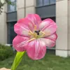 Tulipa Aberta Pequena Eva Impressa em 3D, Planta Verde Artificial, Decoração de Casa Lírio-Calla Falso, Atacado