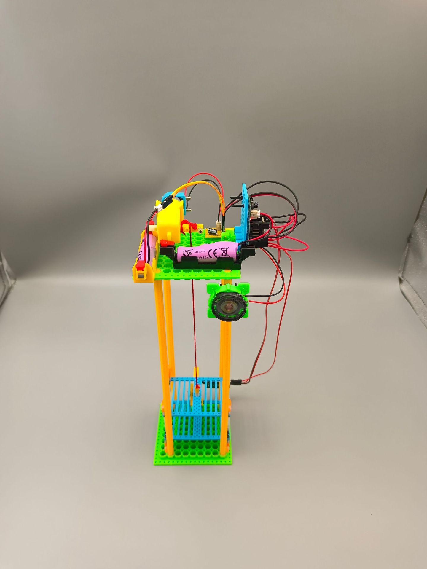 简版语音梯组装图3