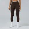Pantalones de yoga europeos y americanos transfronterizos, elásticos para fitness y running, de cintura alta, levanta glúteos, ajustados, color melocotón, con color de contraste, pantalones deportivos para gimnasio