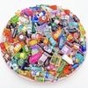Mini botella de vino, bolsa ciega mixta, botella de colores, comida y juego, resina, accesorios de bricolaje, horquilla, tocado, crema, pegamento, accesorios