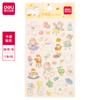 Deli BT112 pegatina de dibujos animados linda pegatina para cuenta de mano material decorativo para diario infantil patrón pegatina diy