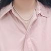 Conjunto de colar de pérolas com pingente pequeno HJ-5