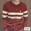 Cárdigan de Punto Rayado Casual Holgado de Manga Larga Estilo Academia para Mujer, Nuevo Otoño Versátil de Cuello Redondo de un Solo Botón Tendencia