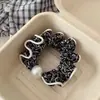 Nova Coleção Coreana de Scrunchies Plissados de Renda com um Toque de Luxo, Acessório de Prendedor de Cabelo Simples e Moderno com um Toque de Elegância