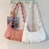 Texturizado Francés Casual Nuevo Bolso Nube Plisado Cinturón Tejido Brillante Decorativo Axila Hombro Bandolera Bolso para Viajero