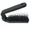 Bonito Peine Pequeño de Cerdas de Cerdo para Mujeres, Apilable, Portátil, para Flequillo, Dientes Finos, Esponjoso, Peine de Viaje de Fábrica