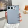 Adequado para Apple 18 DUO, capa de celular dobrável transparente com textura de fibra de carbono para iPhone 18 DUO PC