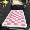 Alfombrilla para mascotas de coche, cojín de sofá de felpa, cojín de asiento grueso antideslizante, cama para perro de coche, colchoneta para dormir para perro para el asiento trasero del coche