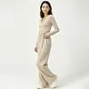 Conjunto de yoga TK Amazon transfronteiriço escovado, secagem rápida, costas bonitas, conjunto esportivo de regata, roupas casuais para corrida e fitness para mulheres