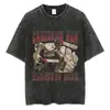 Camiseta Manga Corta Cuello Redondo Lavable Anime Motosierra Y2Kt Ropahombre Ropa de Hombre Estilo Nuevo Camiseta Camiseta de Hombre