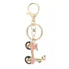 Llavero Colgante Creativo de Coche Eléctrico Coreano Pequeño Regalo Colgante de Metal para Bolso de Mujer Colgante para Llave de Coche